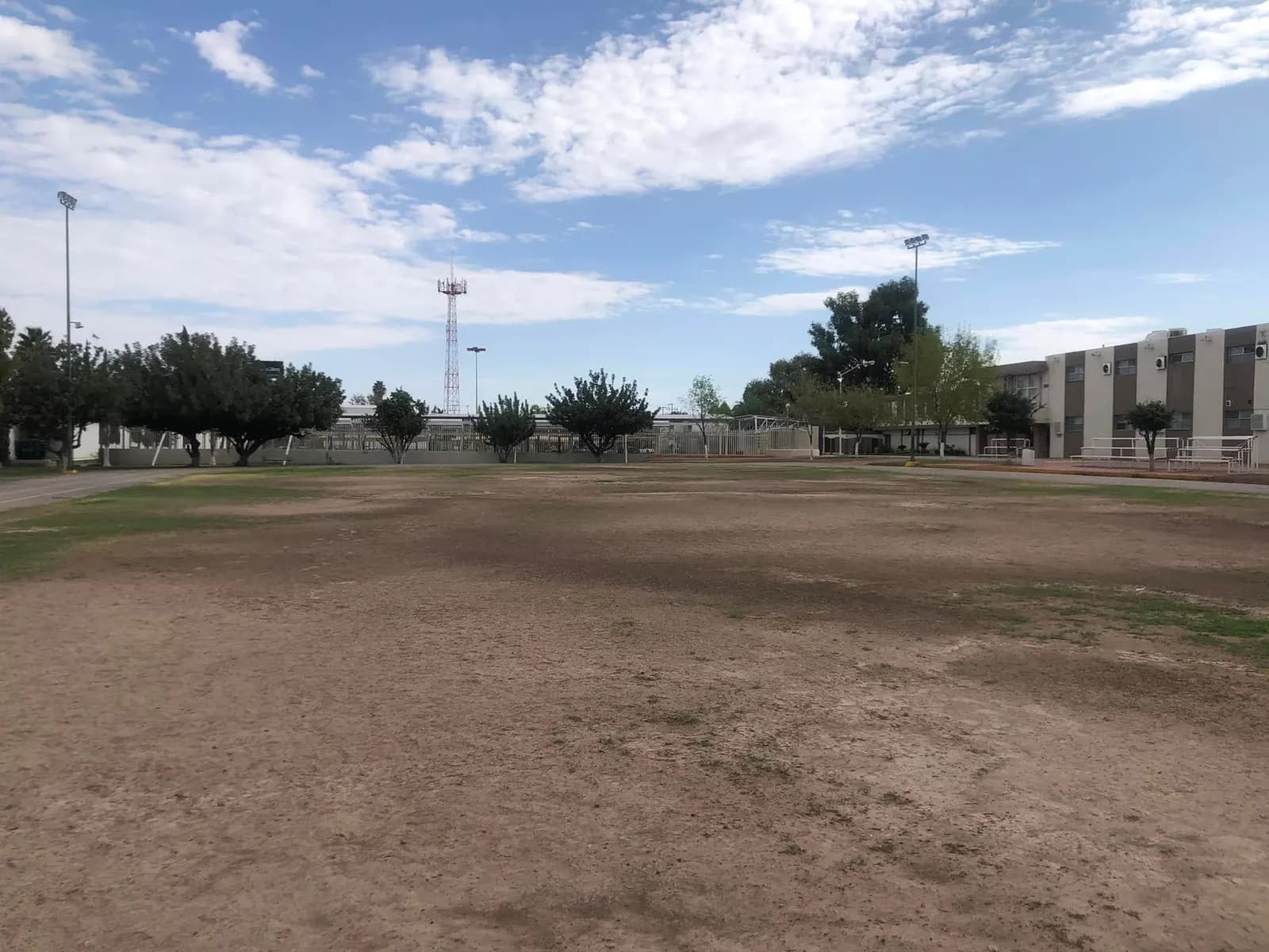 Otra vista del campo antes del proyecto